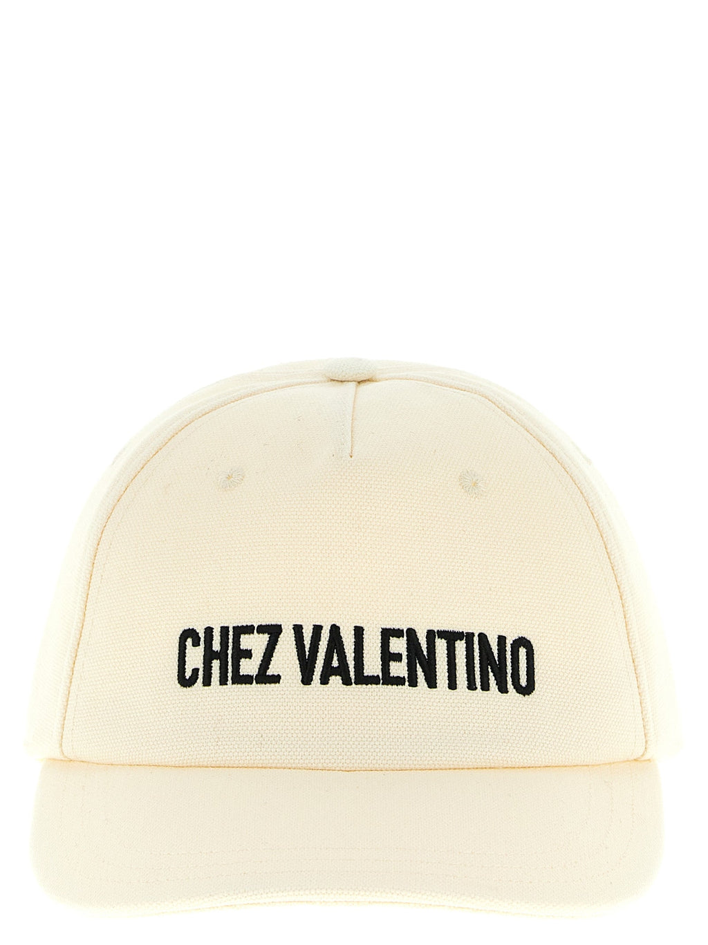 Valentino Garavani Beige Cotton Baseball Cap