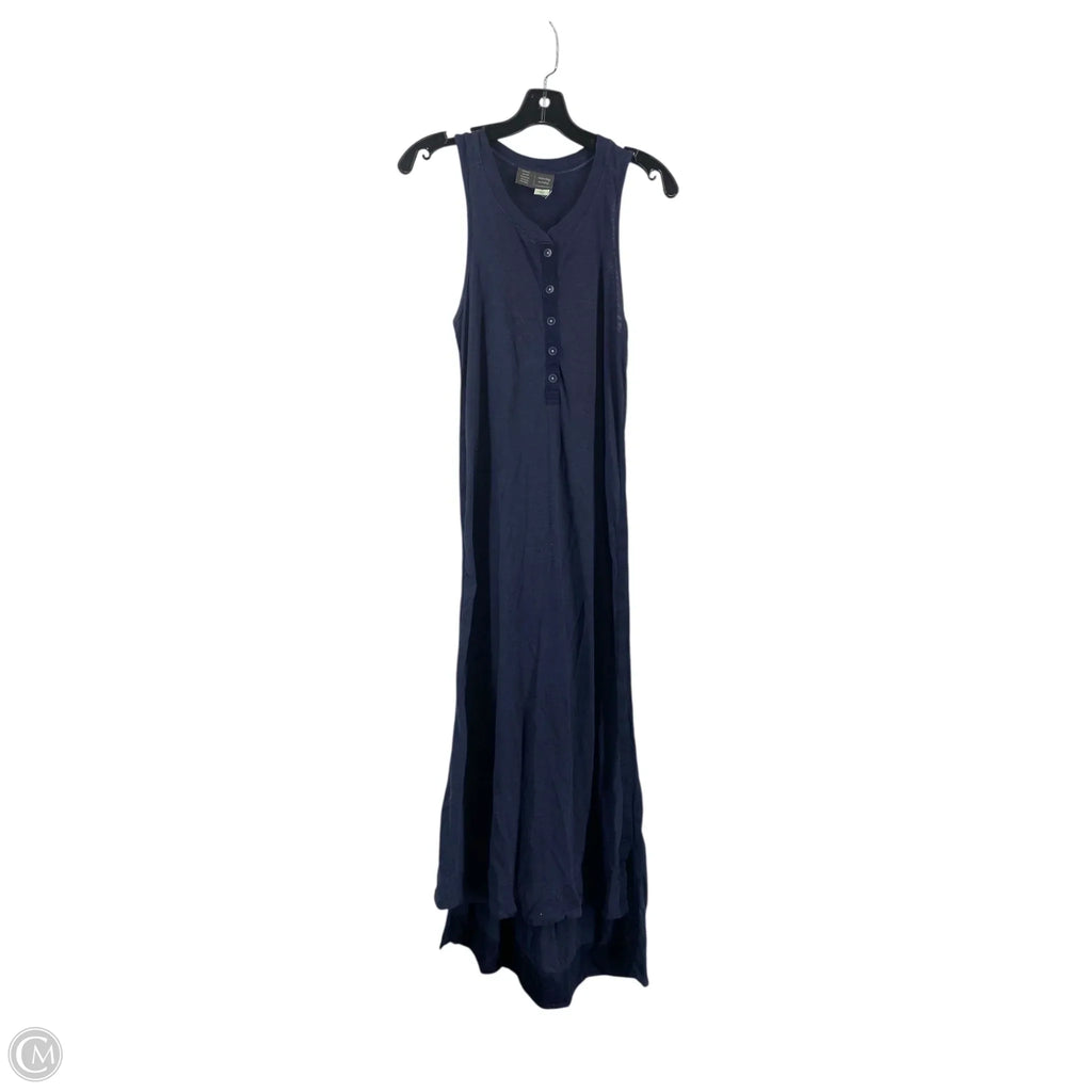 Dress Casual Maxi By Anthropologie In Navy, Size: Xs