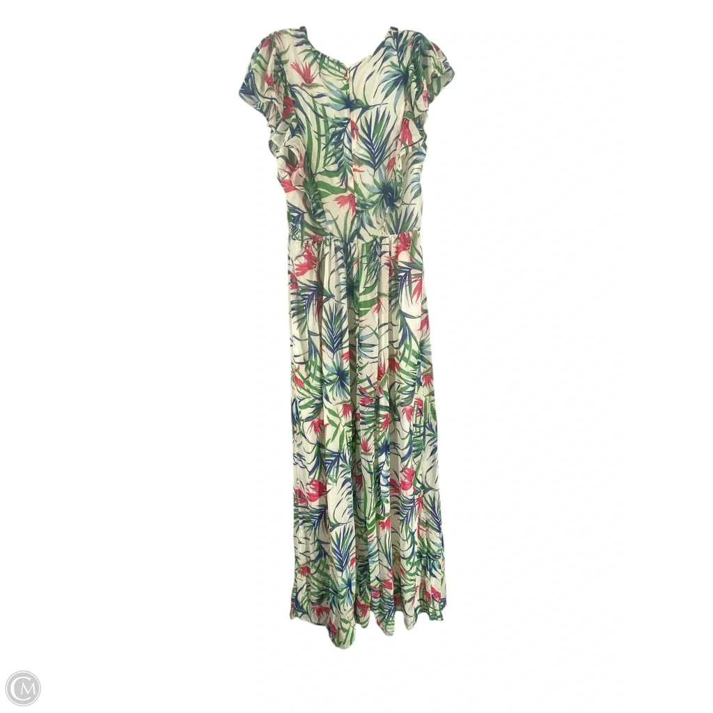 Dress Casual Maxi By Clothes Mentor In Floral Print, Size: L