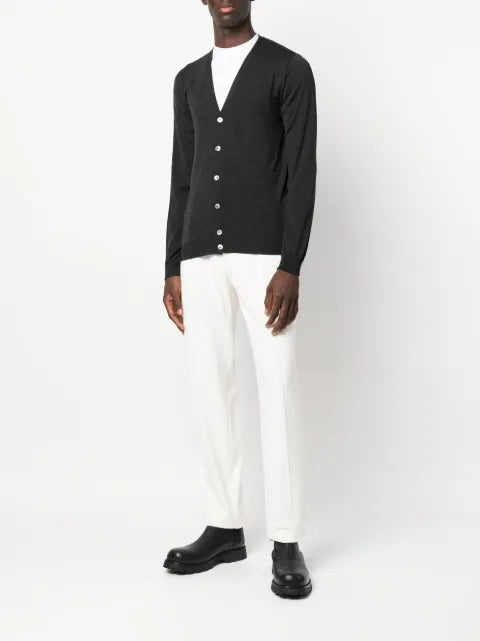 Zanone button-up knitted cardigan