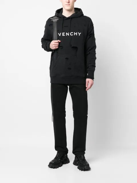 Givenchy Hoodie with a distressed finish