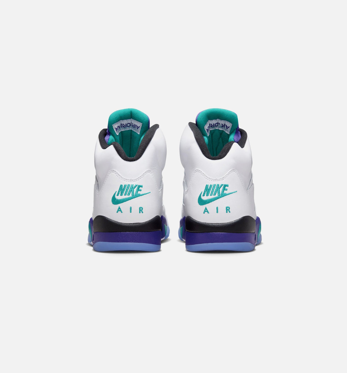 Air Jordan 5 Retro Grape | Men's Lifestyle Shoe | White/New Emerald/Grape Ice/Black