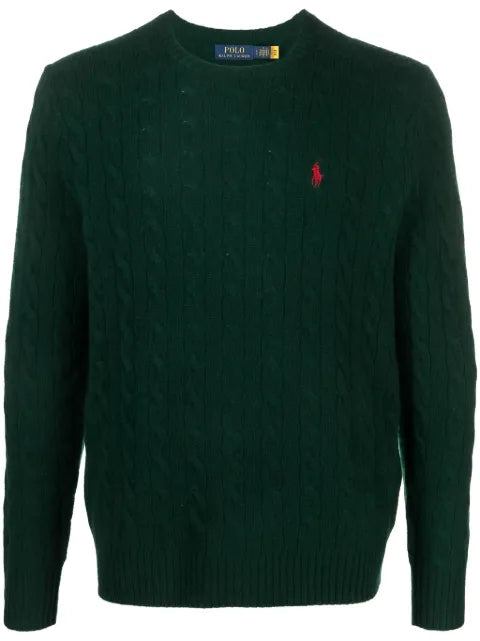 Polo Ralph Lauren Polo Pony-motif cable-knit jumper