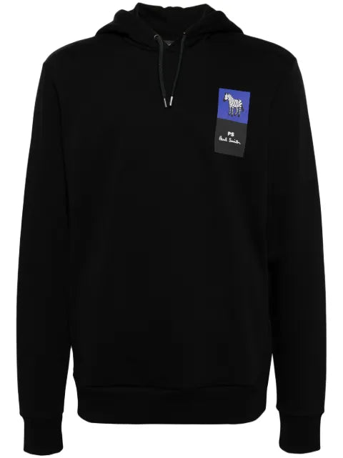 PS Paul Smith logo-print organic cotton hoodie