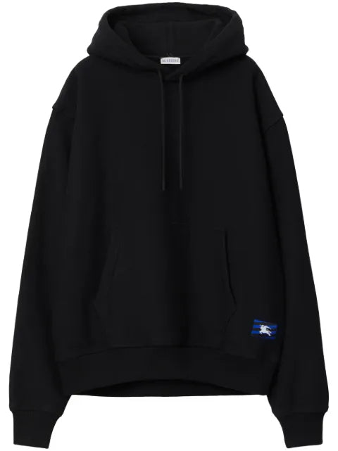 Burberry EKD-appliqué cotton hoodie