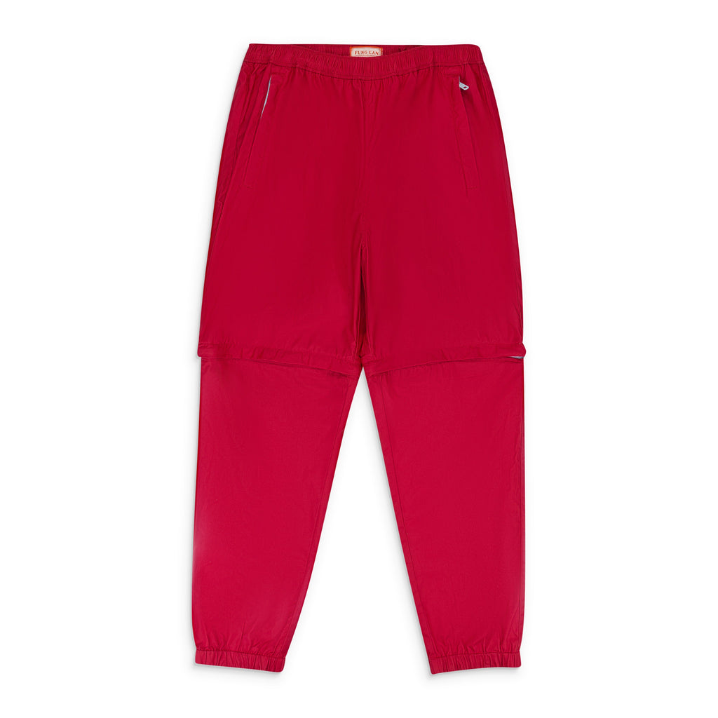 EBONY/BLUE ZIP OFF TRACK PANTS
