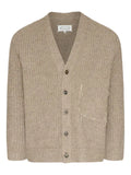 Maison Margiela button-up textured cardigan