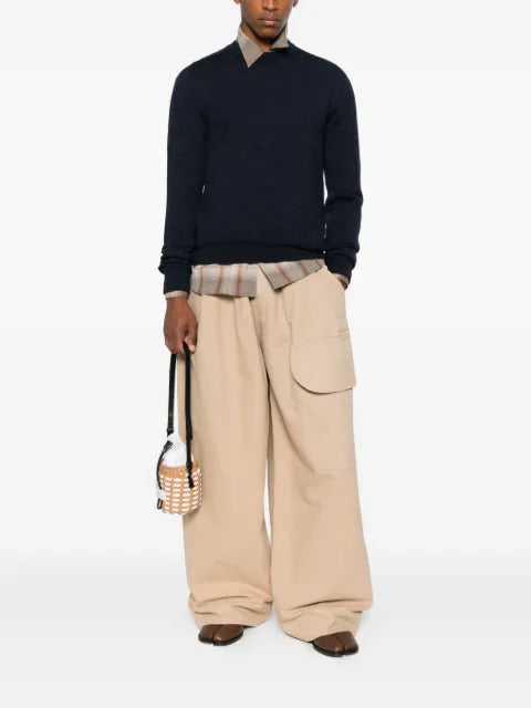 Maison Margiela elbow-patch wool sweater