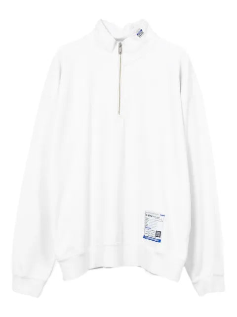 in･stru(men-tal). half-zip pullover sweatshirt