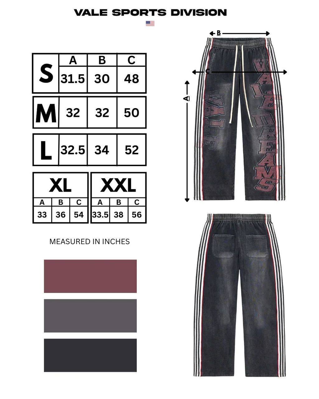 Vale Forever Tailsman Sweats Black