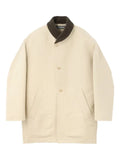 Jacquemus ribbed-collar button-up coat