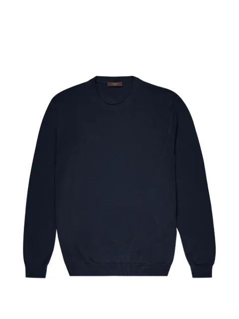 Zanone ribbed crew-neck sweater
