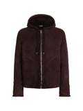 Dolce & Gabbana suede shearling jacket
