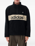 adidas fleece quarter-zip sweatshirt