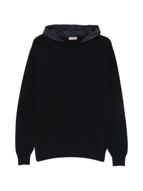 Herno hooded cotton sweater