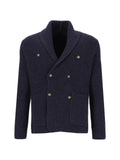 Al Duca D’Aosta 1902 double-breasted shawl-collar cardigan
