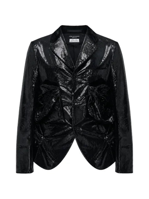 Comme des Garçons Homme Plus ruched-detail blazer