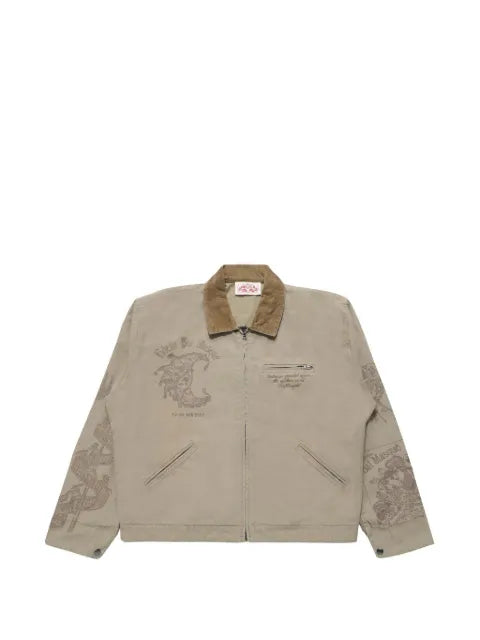 Samuel Zelig Ballroom corduroy-collar jacket