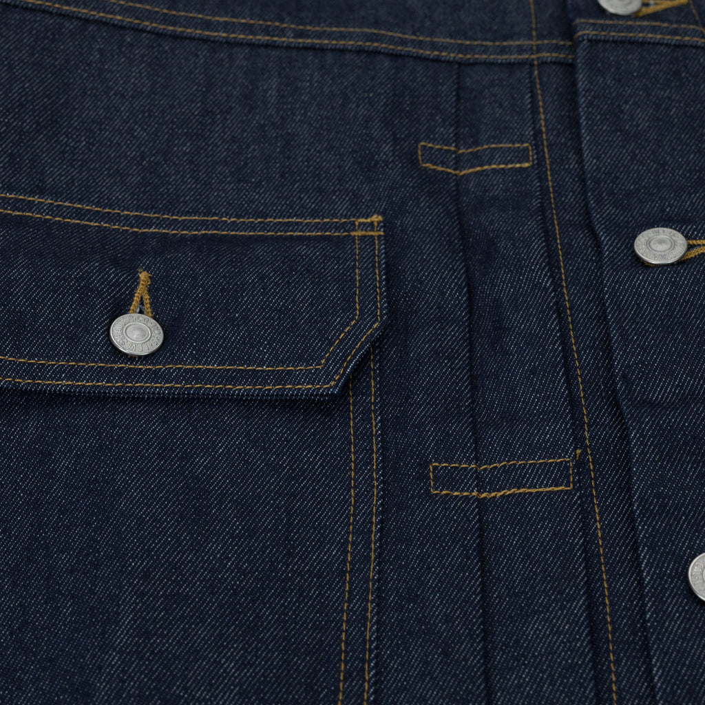 Indigo Type-2 Raw Denim Work Jacket