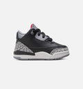 Air Jordan 3 Retro Black Cement Infant/Toddler – Black/Fire Red/Cement Grey/Summit White
