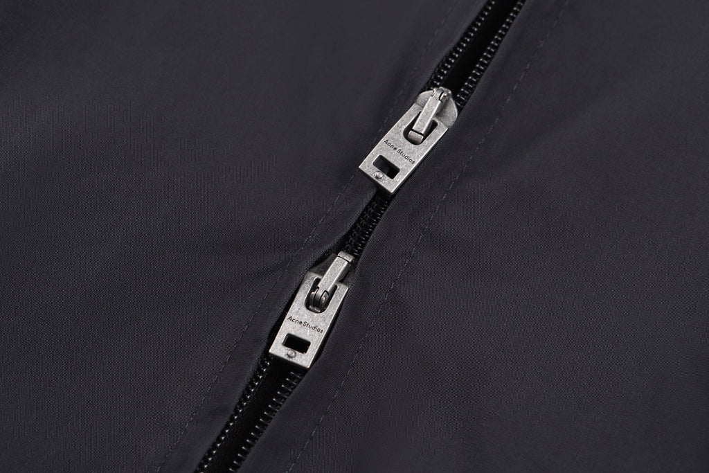 Acne Studios Zip‑Up Collared Harrington Jacket
