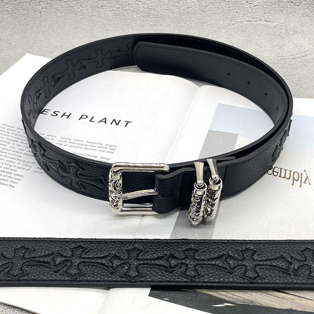 Chh Chrome Heart Belt Sacred Sword Cross Belt