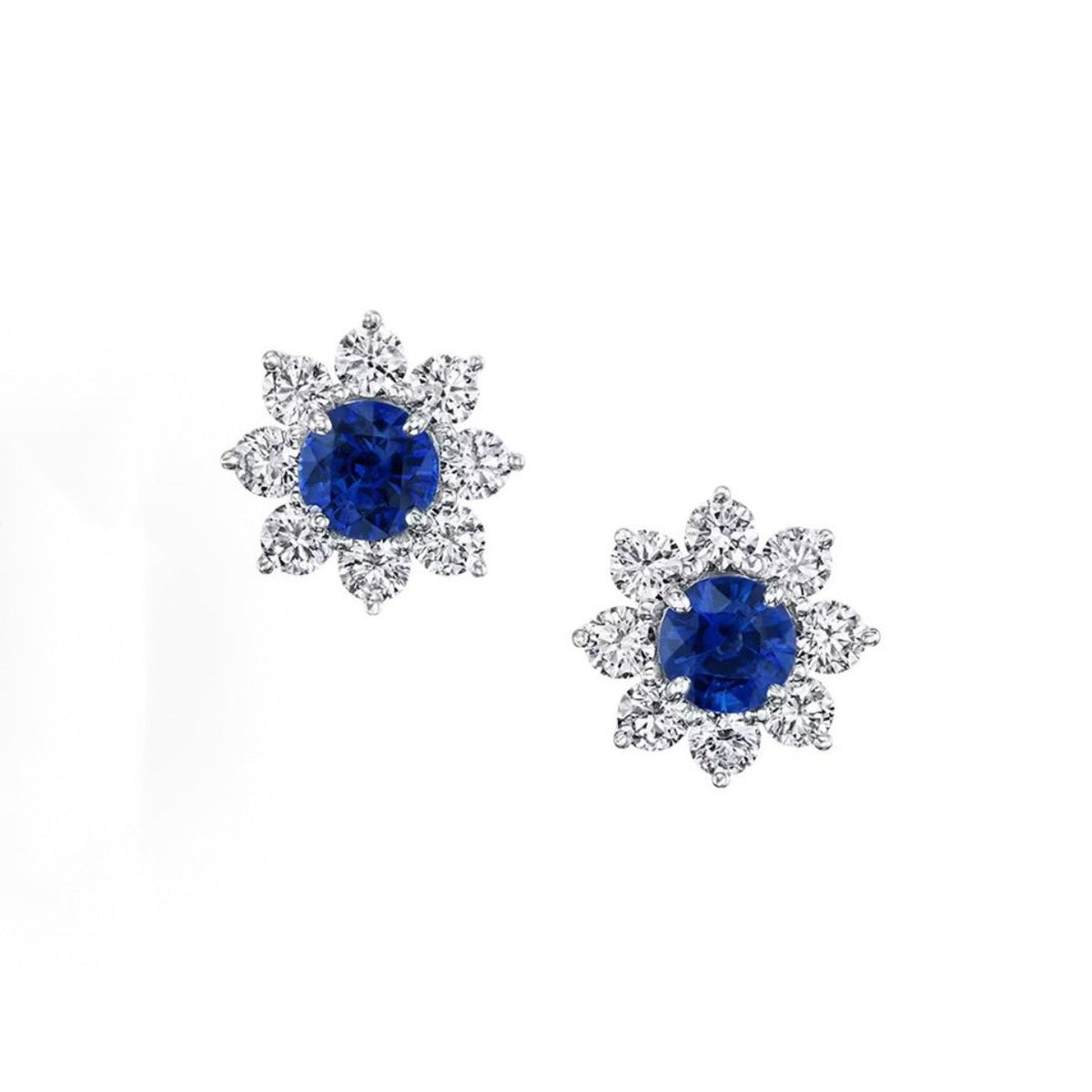 Harry Winston Style Sunflower Cubic Zirconia Necklace