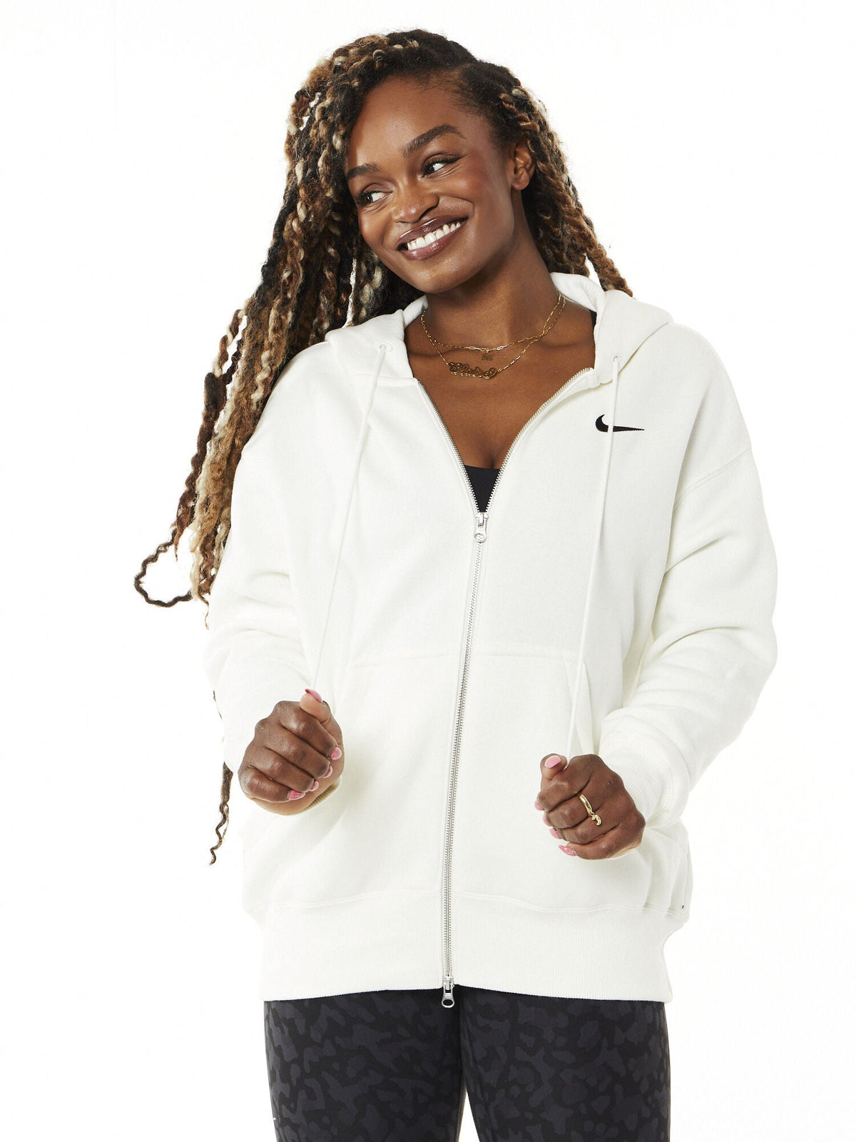 Oversized Full-Zip Hoodie