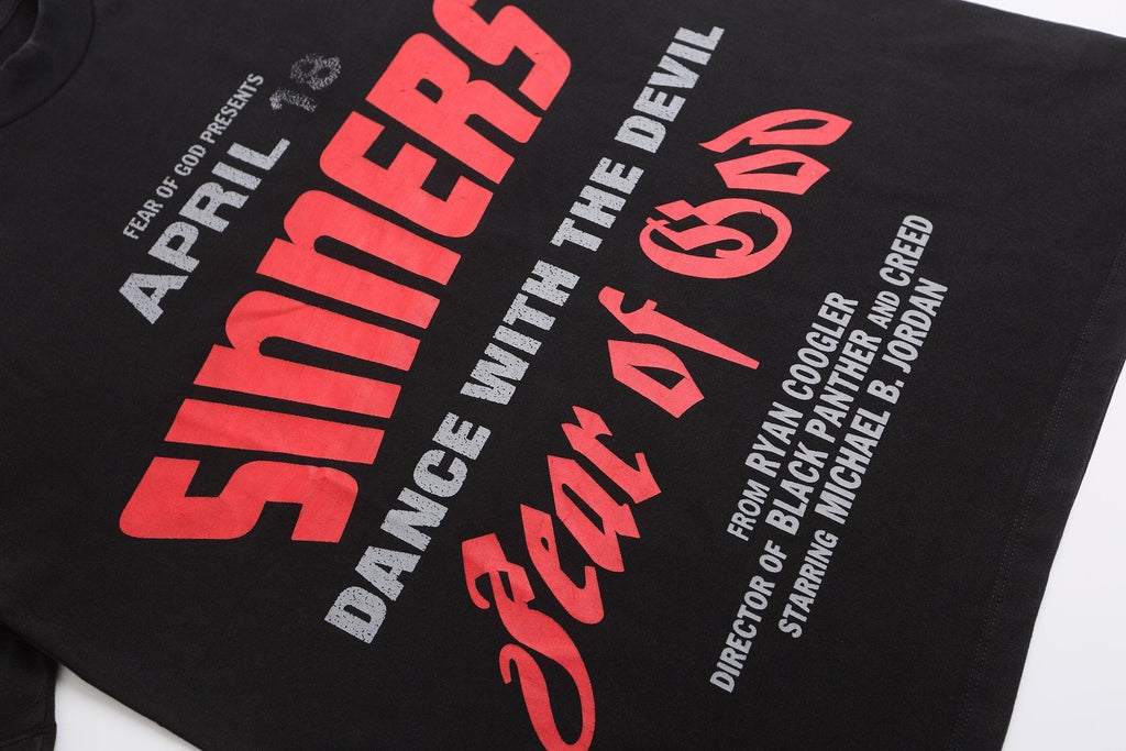 Fear of God Sinners Dance With the Devil Graphic T-Shirt