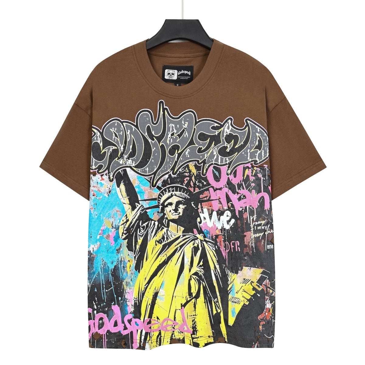 Godspeed Statue of Liberty Graphic T-Shirt