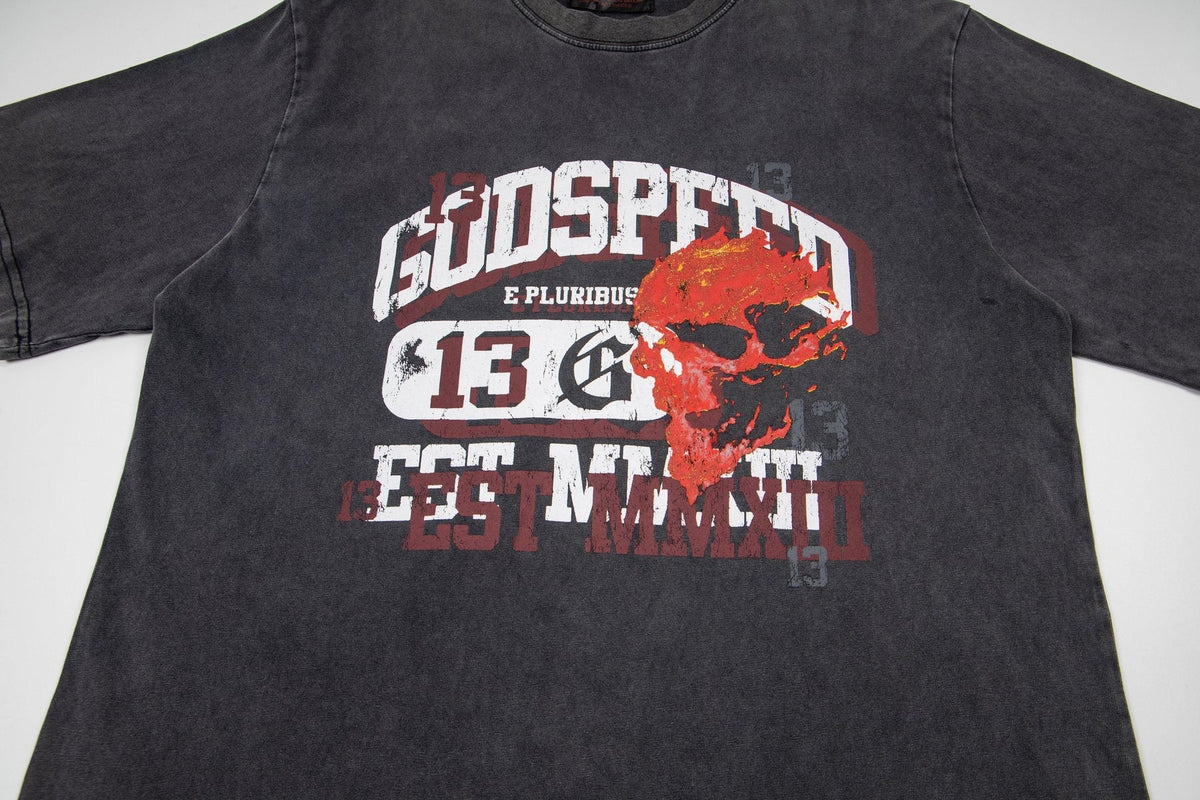 Godspeed Skull & 13 Graphic Short-Sleeve T-Shirt