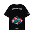 Chrome Hearts Rainbow Horseshoe Cross Graphic T-Shirt