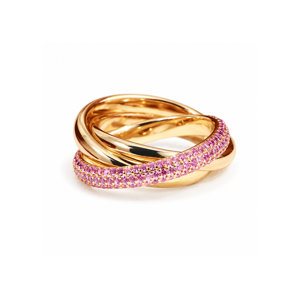 Cartier Pink Stone Ring