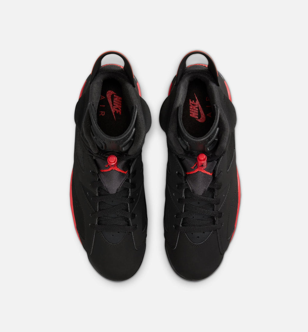 Air Jordan 6 Retro 'Infrared' (Salesman) - Men's Lifestyle Sneaker (Black/Light Crimson)