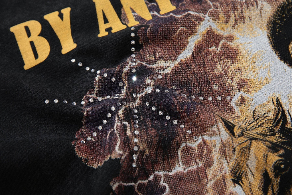 SUPPLY TEE By Any Means Necessary Western Rider Graphic T-Shirt