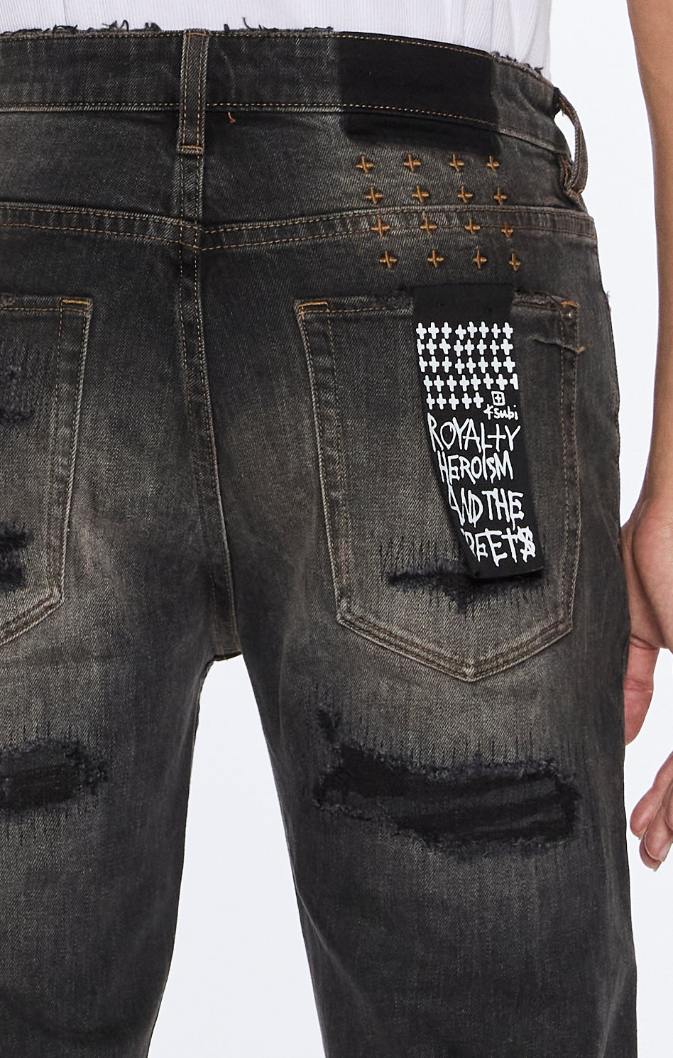 Ksubi Van Winkle Retorqued Repair Denim