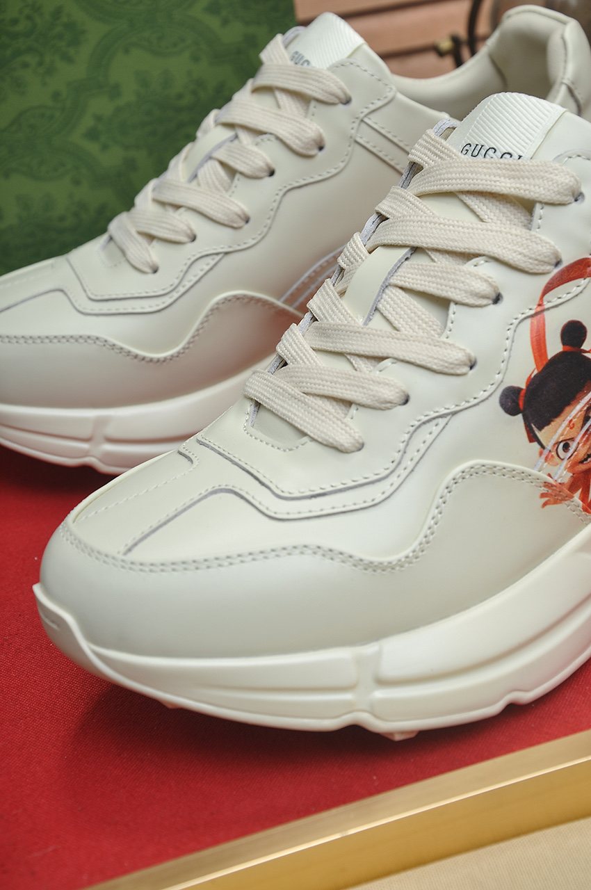 Gucci White Chunky Sneakers