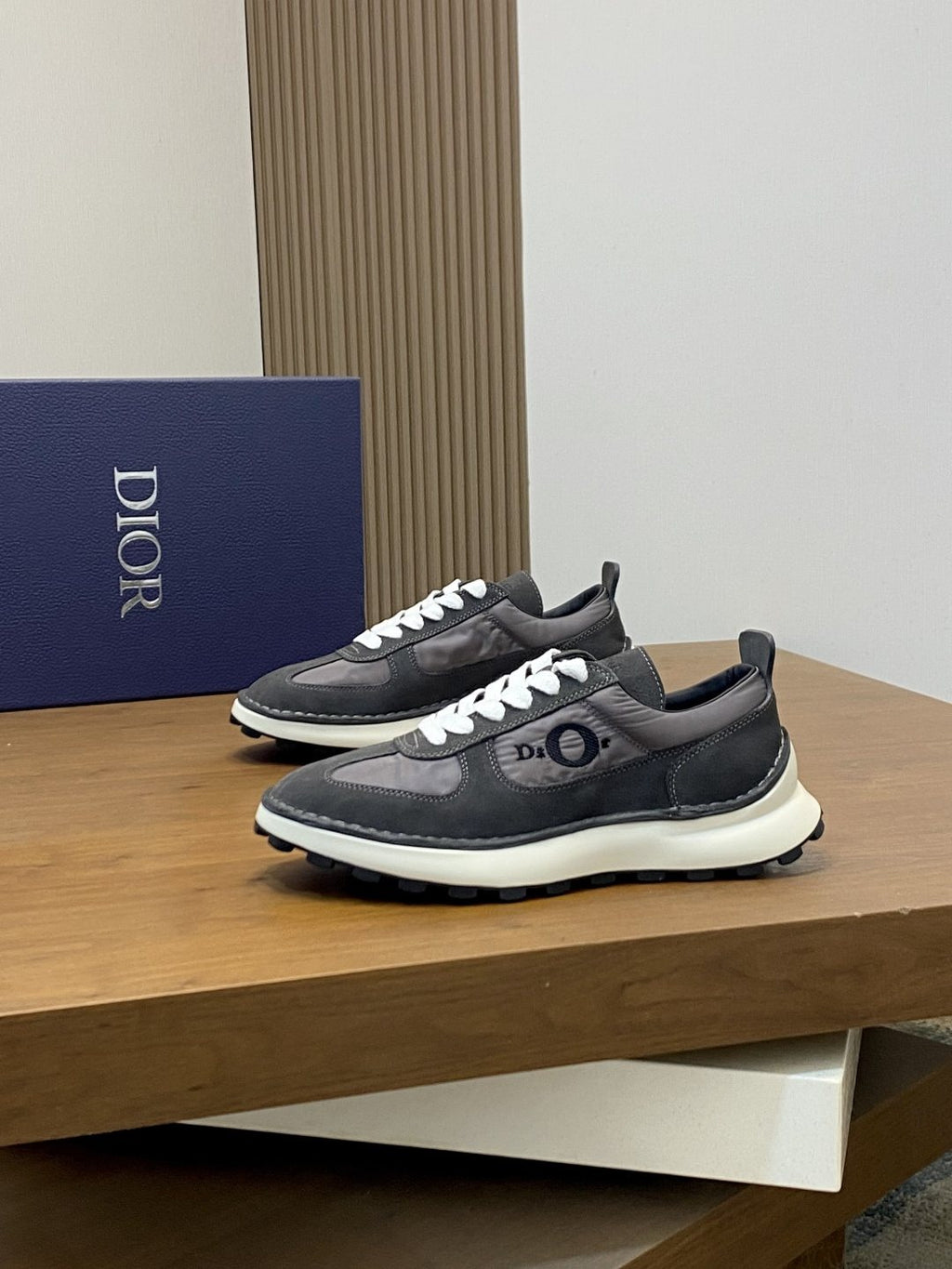 Dior Paneled Low-Top Sneakers