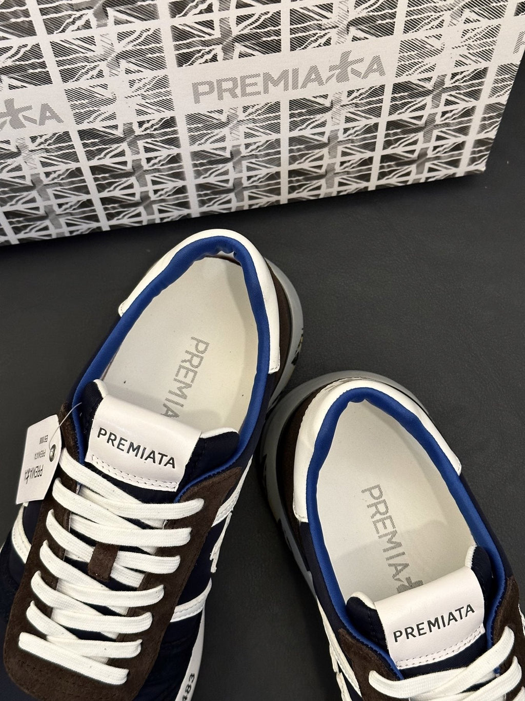 Premiata Men's Layered Low-Top Sneakers