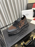BERLUTI Men's Mesh-Panel Lace-Up Sneakers