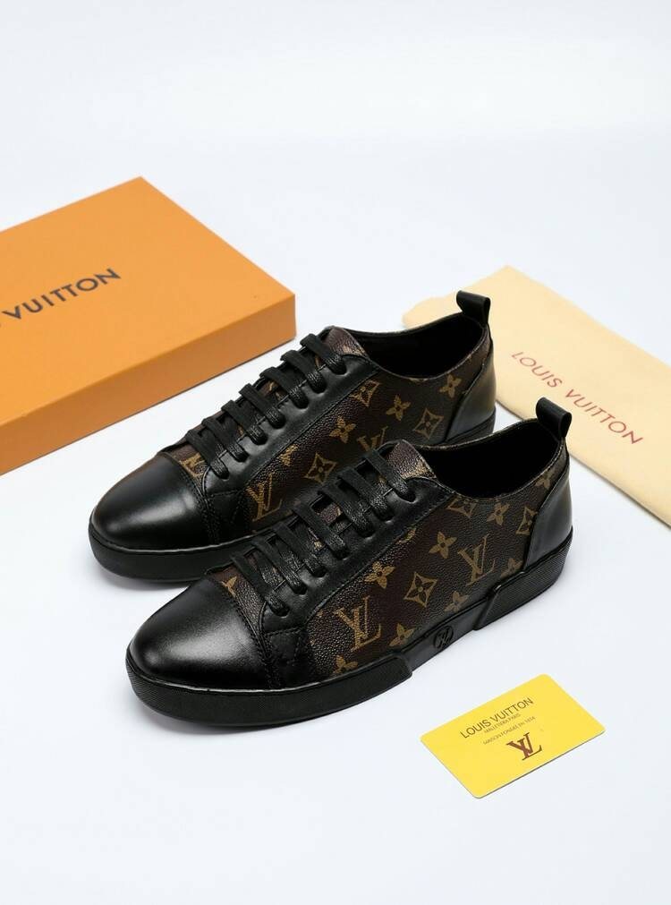 Louis Vuitton Monogram Panel Sneakers