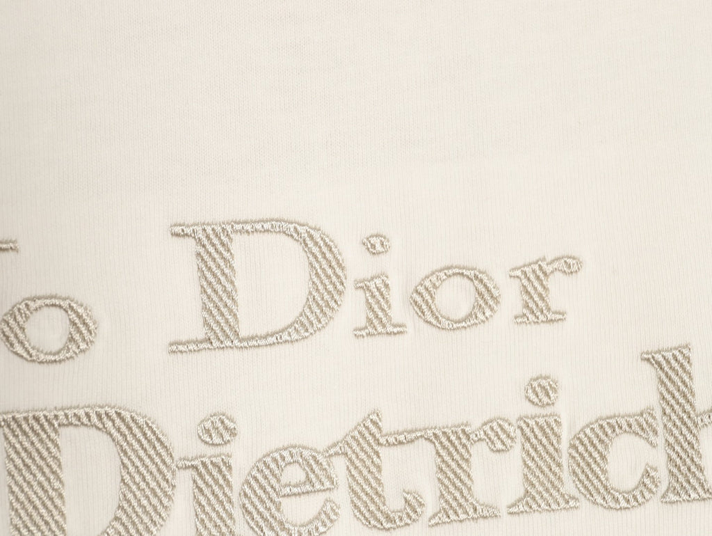 Dior No Dior No Dietrich Text T-Shirt - Off-White