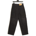 Louis Vuitton Monogram-Style Zip-Detail Utility Jeans - Black